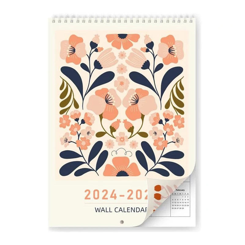 

Wall Calendar 2024-2025 2024 Abstract Art Wall Calendar From January 2024 To June 2025, A4 Calendar 8.3X11.8Inch