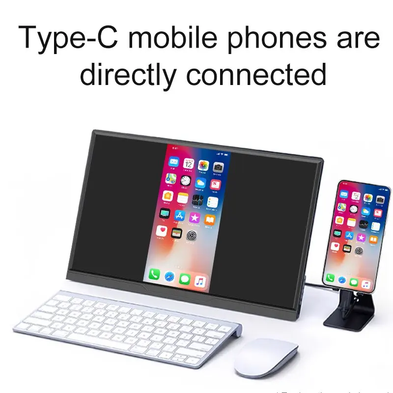 LANLIPU 16인치 휴대용 모니터 1920*1200 디스플레이 PC 노트북 휴대폰 PS4/5 스위치 맥용 외부 보조 컴퓨터 화면 게임용