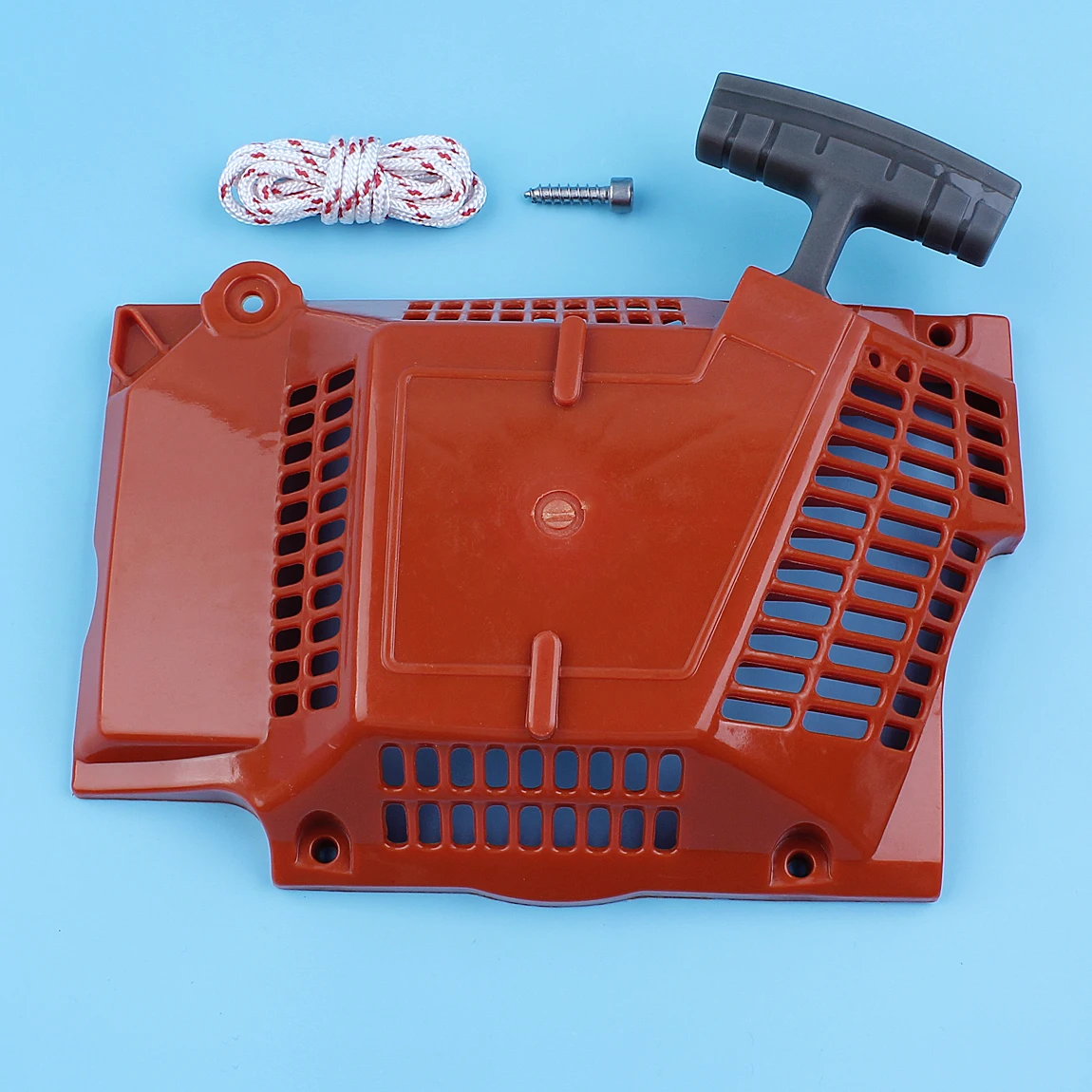 Recoil Pull Starter Assy Rope Screw Set For Husqvarna 362 362XP 365 371