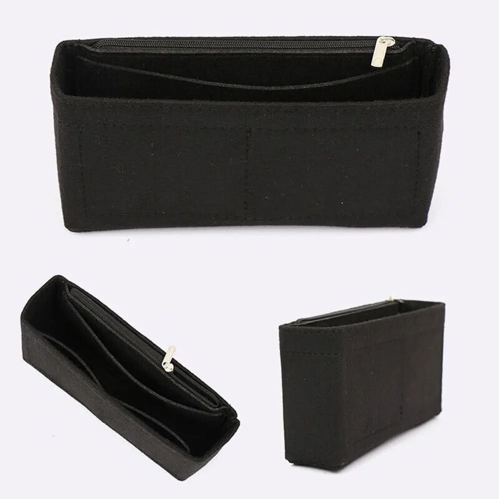 Confidential Pouch Travel Bag Insert Inner Bag Purse Liner Handbag Insert Bag Felt Insert Bag