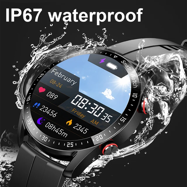24584-14101b.jpg Montre connectée pour les hommes, Bluetooth, appel, étanche, moniteur d'activité physique