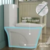 Elongated One Piece Toilets for Bathroom 1.1/1.6 GPF Dual Flush Toilet with Soft Close Comfortable Seat 12'' Rough-In Skirted 4