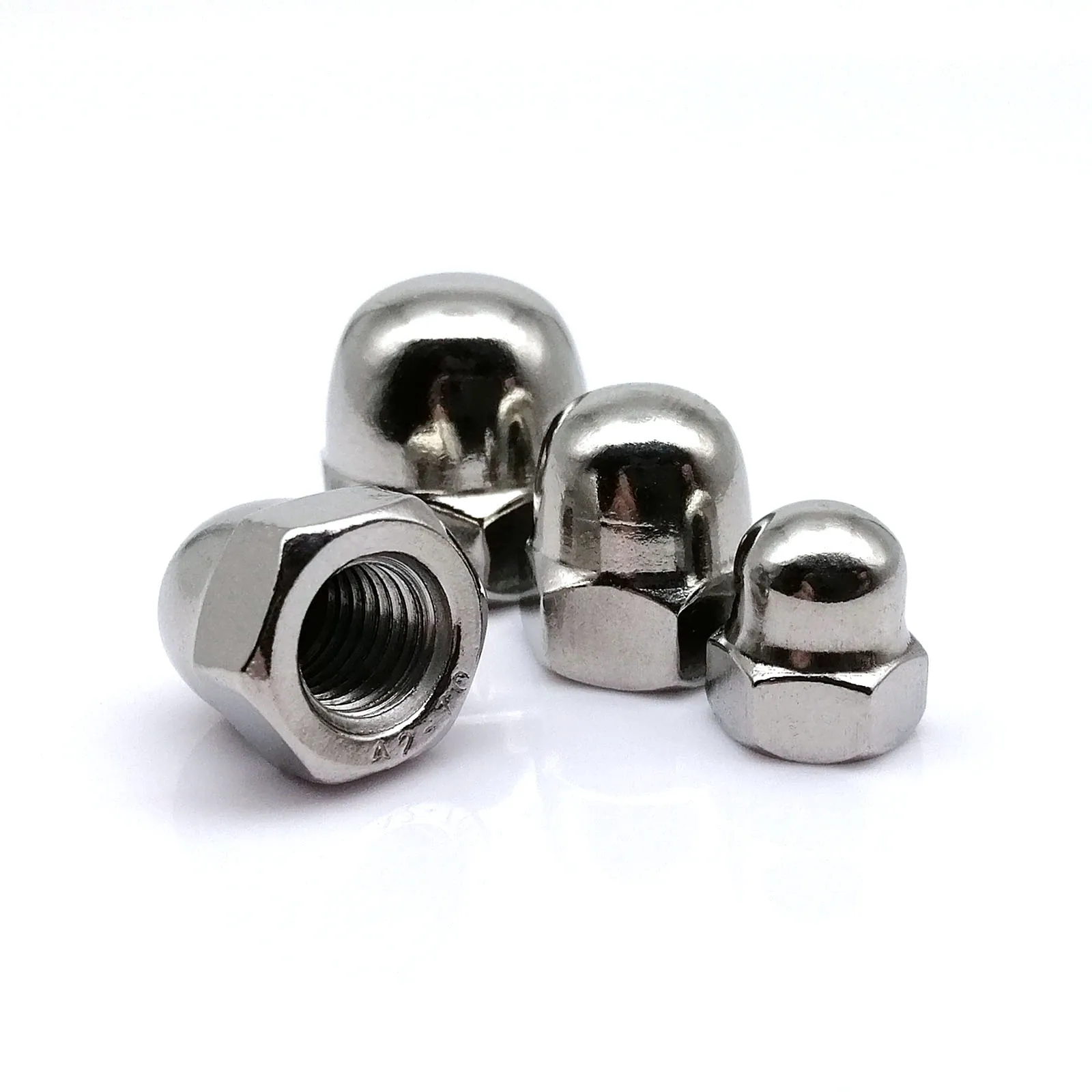 Screw Covers Nut Screw Covers 1/2/10/50pcs M3 M4 M5 M6 M8 M10 M12 M14 M16 304 A2-70 Stainless Steel Hex Hexagon Decorative Cover Semicircle Dome Cap Acorn Nut