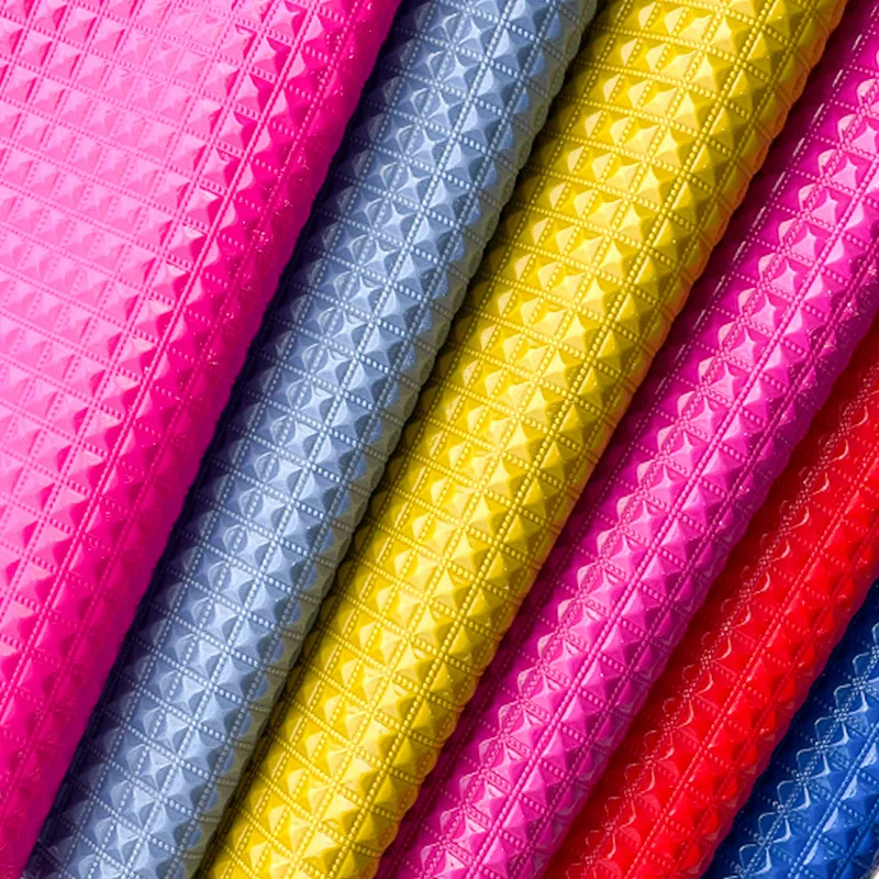 

3D Faux Leather Sheets Bag Material PU Fabrics for Sewing DIY Making Shoe Upper/Clothing/Handcraft