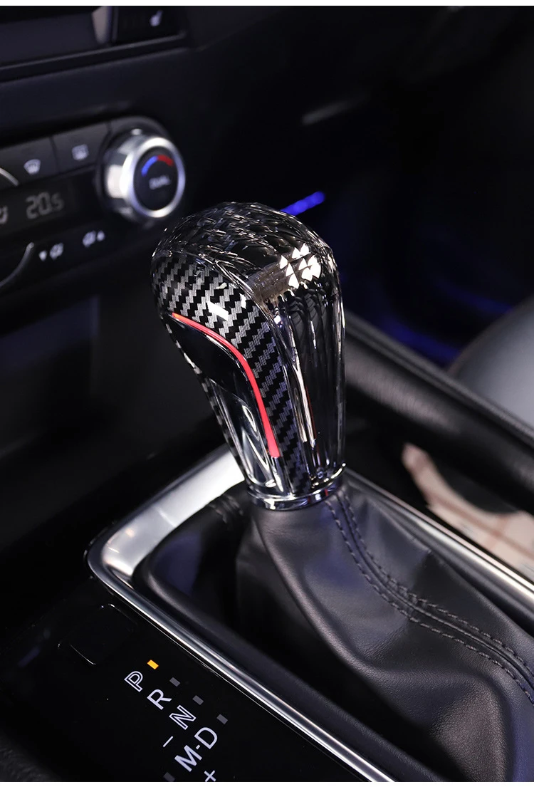 Crystal Shift Knob Is Suitable For Mazda Series, With A Seven Color Led Gear Hea