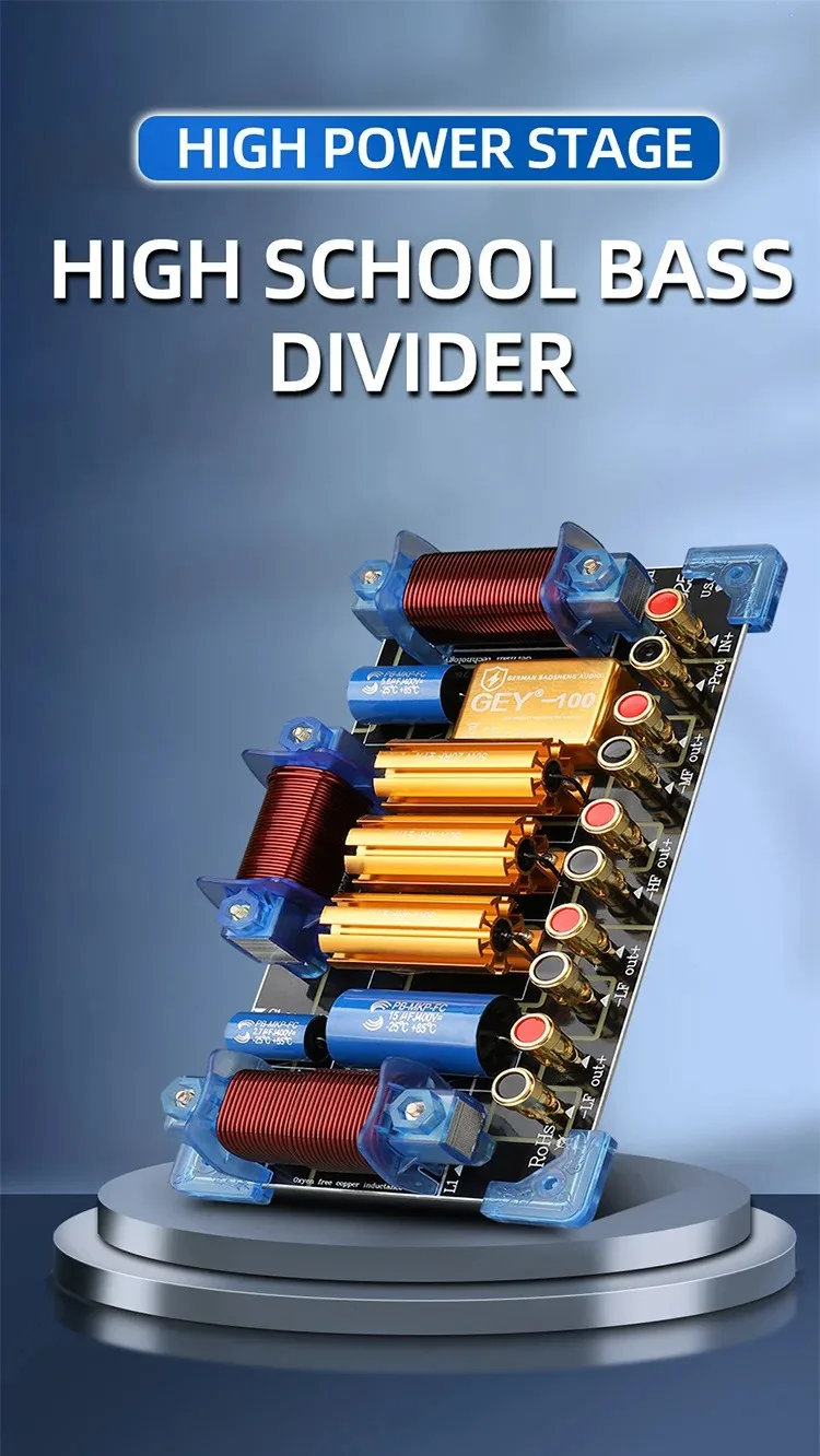 315/325 Lautsprecher-Crossover für die Bühne mit Hochtönerschutz 800 Hz/3200 Hz Crossover-Punkte 2300 W für 12' 15' 18' Passiv – Detail 2