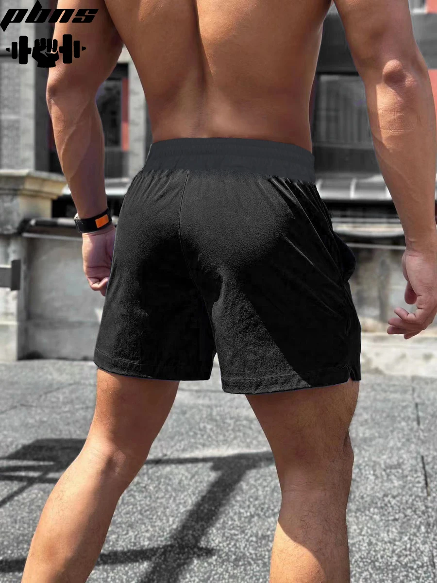 Sports shorts for men quick dry woven, pocket zipper, suitable for summer leisure fitness daily outing 4