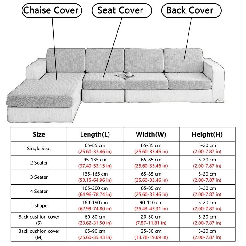 Four Seasons Universal Sofa Cushion Cover High Elastic Pet Anti Dirt Waterproof Sofa Cover 2