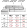Four Seasons Universal Sofa Cushion Cover High Elastic Pet Anti Dirt Waterproof Sofa Cover 2