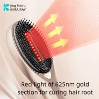 Electric 625nm Light Energy Hair Growth Massage Comb High Elasticity Comb Teeth Multi Functional All In One Straightener Comb 2