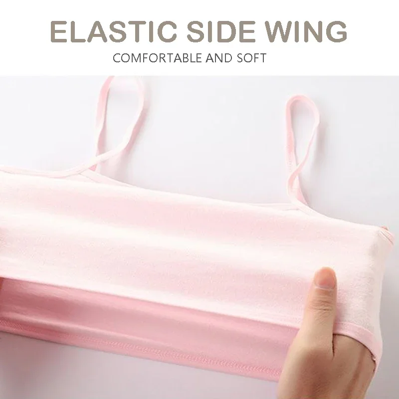 Kids Training Bra 3PCS Cotton Summer Children's Breast Care Girl Training Bra puberty 8-14 Years Kids Vest Teens Teenage Underwear Age 8-14