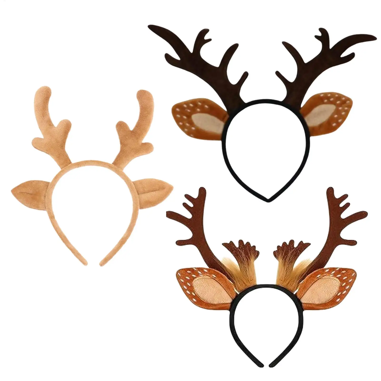 1pcs Cartoon deer antler hair bands Christmas headband hair accessories wash face hair accessories Christmas accessories