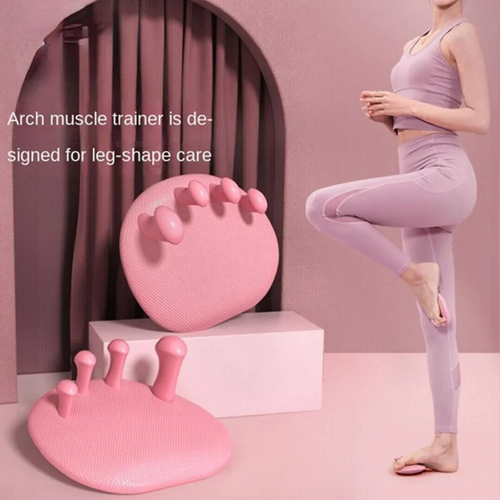 Yoga Fitness Foot Arch Trainer Leg Toes Sole Correction Leg Muscle Exerciser Buttocks Portable Strength Training for Men & Women