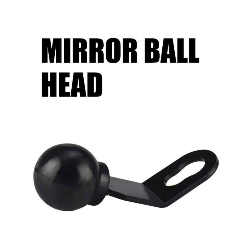 Motorcycle Mirror Bracket Motorcycle Angled Base Ball for Head Adapter Handlebar Mirror Bracket Work For P N2UB