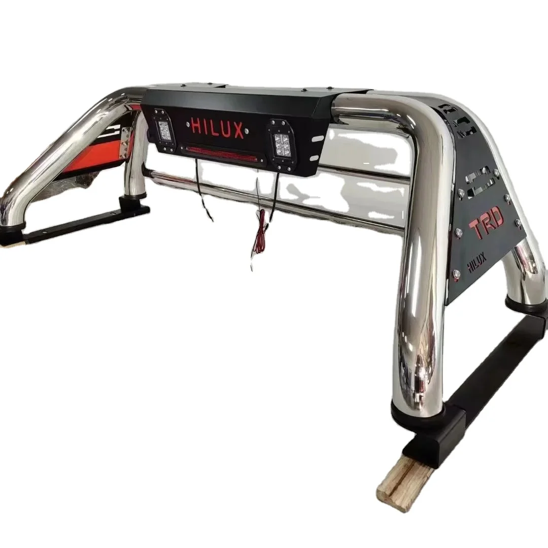 

Universal stainless steel Pickup accessories auto part roll bar for Toyota Hilux Revo 2020 to present