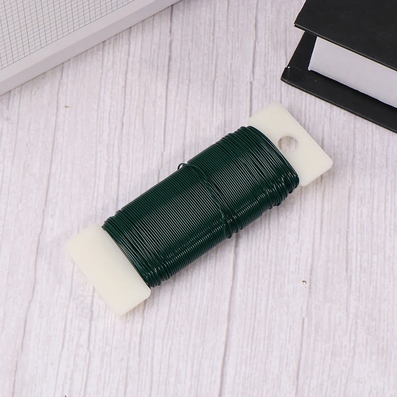 DIY 화환 제작용 꽃 와이어 패들 와이어, 꽃꽂이 화환, 공예 화환, 플로리스트 와이어, 1 롤