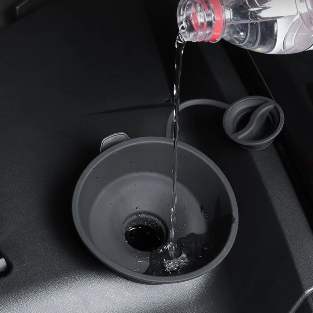 

1pc Silicone Car Wiper Water Funnel Interior Accessories For Model 3 Y Protective Cover Glass Wate Funnel
