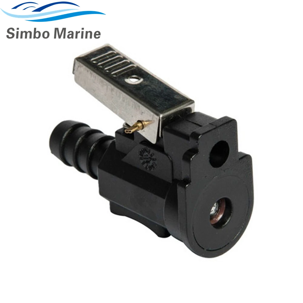3/8 Fuel Line Connector 176445 for OMC Johnson Evinrude Outboards Engine Fuel Hose 775641 Replaces Sierra 18-8092 fuel line connector
