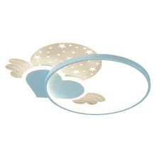 

Simple Modern Children's Room Lights Girl Light In The Bedroom Light Luxury Warm Romantic Love Pink Girl Room Ceiling Lights