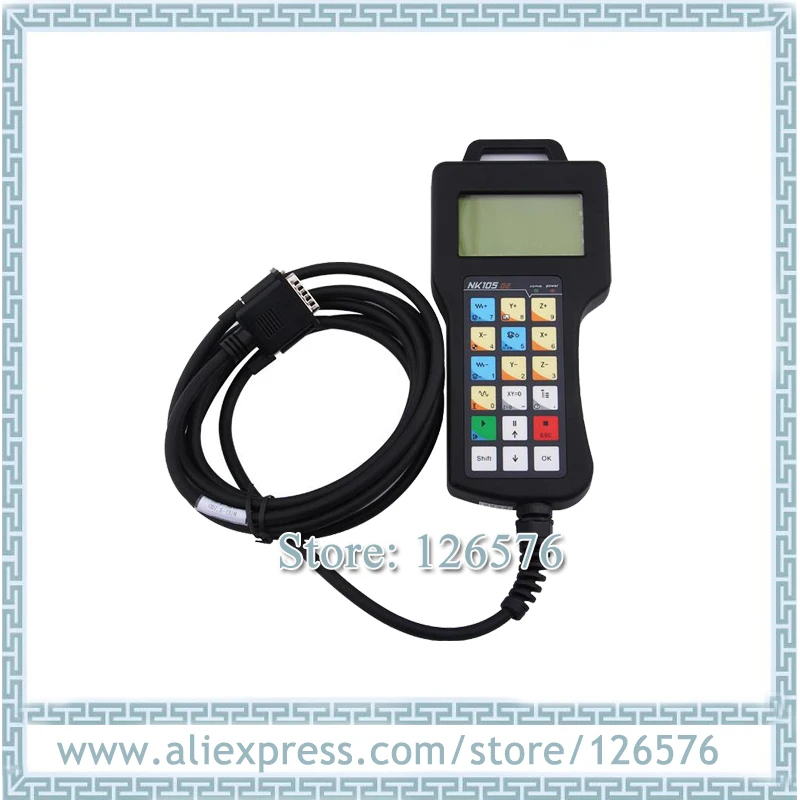 

5PCS/Lot Original shanghai weihong CNC DSP Control NK105 G2 remote handle,DSP handle 3 Axis controller(only handle)