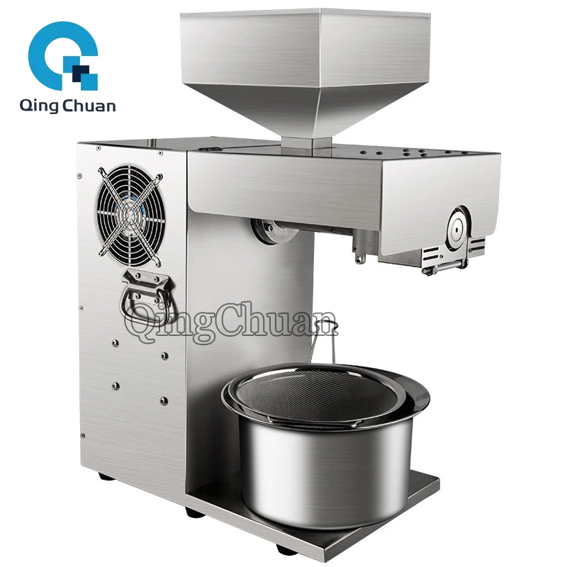 Oil Press Machine TB15 3000W Home Peanut Seeds Squeezer Stainless Steel Business Sesame Sunflower Expeller Soybean Extraction 5