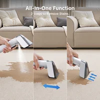 Nettoyeur de tapis Lubluelu V8 à fonction chauffante instantanée, aspiration puissante de 15 Kpa, version améliorée à eau chaude, machines portables de nettoyage de tapis pour taches d'animaux avec outils de nettoyage et auto-nettoyage pour voiture/canapé/tapis/taches 6