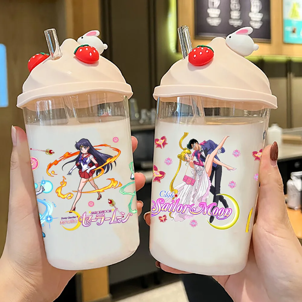 Anime Pretty Girl peel waterproof DIY Decals 3D transfers uvdtf crystal stickers 16oz uv dtf cup wraps for Libbey Glasses