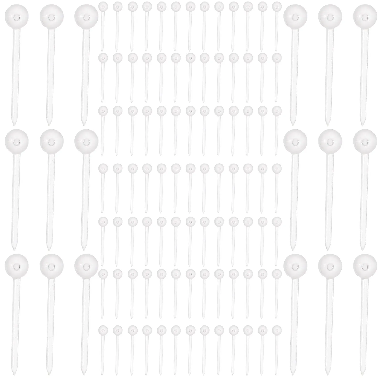 1000Pcs 라운드 헤드 폼 볼 수공예 핀 투명 다용도 스팽글 태크 크리스마스 ..