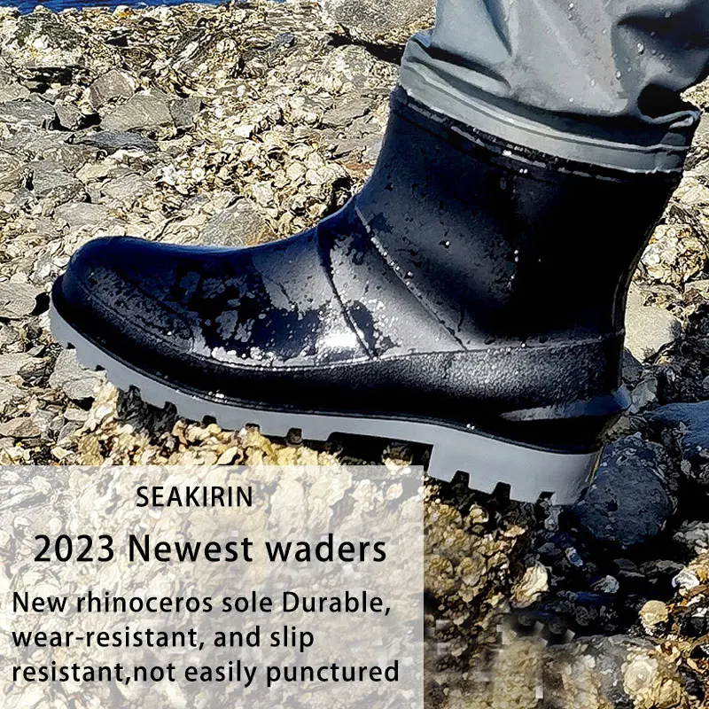 Waterproof Bootfoot Chest Waders with Boot Waders Mud for Men & Women Duck Hunting & Fishing Vader Wading Clothing