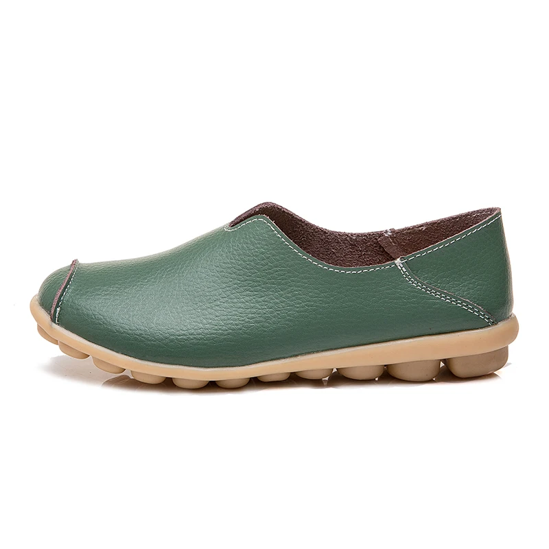 2022 Women Flats Ballet Shoes Woman Cut Out Leather Breathable Moccasins Women Boat Shoes Ballerina Ladies Casual Shoes