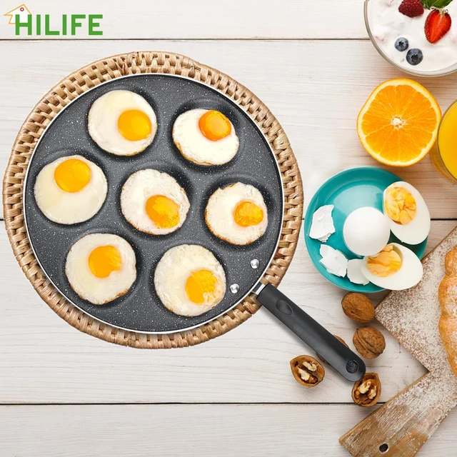 Egg Pan Omelet Pan 4 7 Holes Nonstick Egg Frying Pan Egg Cooker