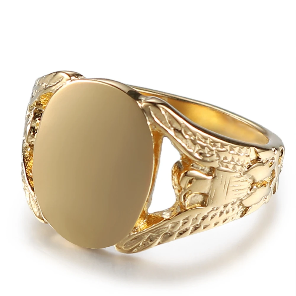 7/8/9/10/11/12/13/14/16 Edelstahl Oval Glatte Oberfläche Ring Männer Frauen Ellipse Wasserdichte Finger Schmuck Drop Verschiffen