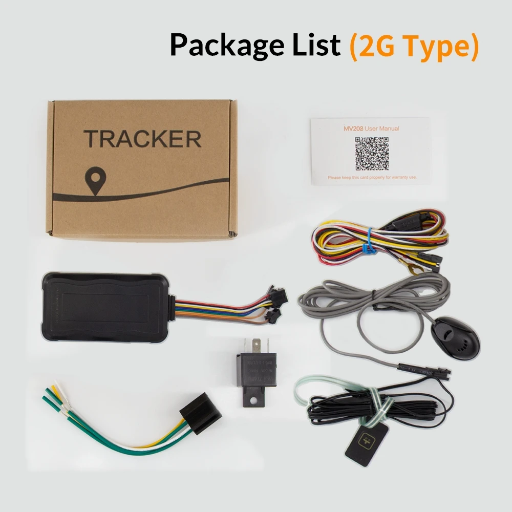 GPS Tracker Vehicle GPS Tracking Device for Car Motorcycle Mini GSM ACC Alerts with Free Real Time Tracking APP with Relay
