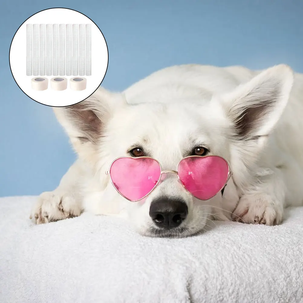 30pcs Dog Ear Sticking Tool Doberman Ear Stand Up Support Tool Adjustable Dog Ear Stand Rods With Adhesive Tapes Pet Supplies 2