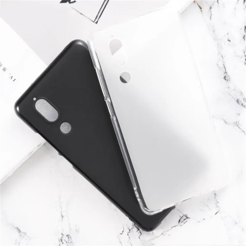 Мягкий силиконовый черный чехол для Sharp Aquos S2 ТПУ чехол-бампер для Sharp Aquos C10 задняя крышка телефона