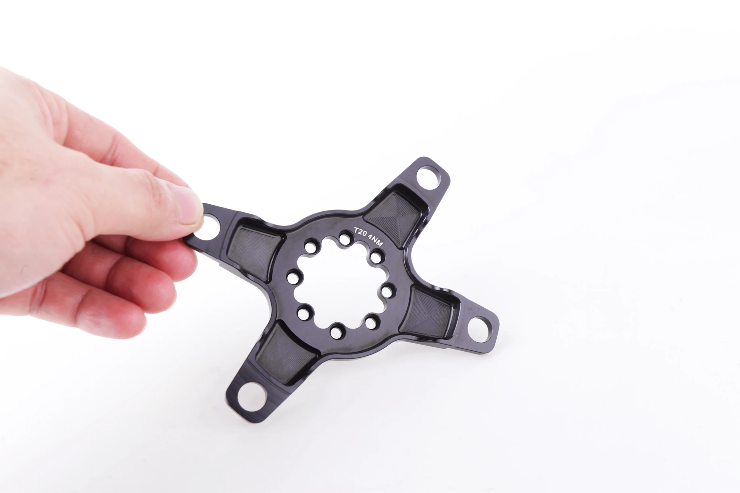 스톤 자전거 체인링 스파이더, 8 볼트 포스 AXS, 레드 라이벌 쿼크 크랭크, 12 단, BCD110, 4 암