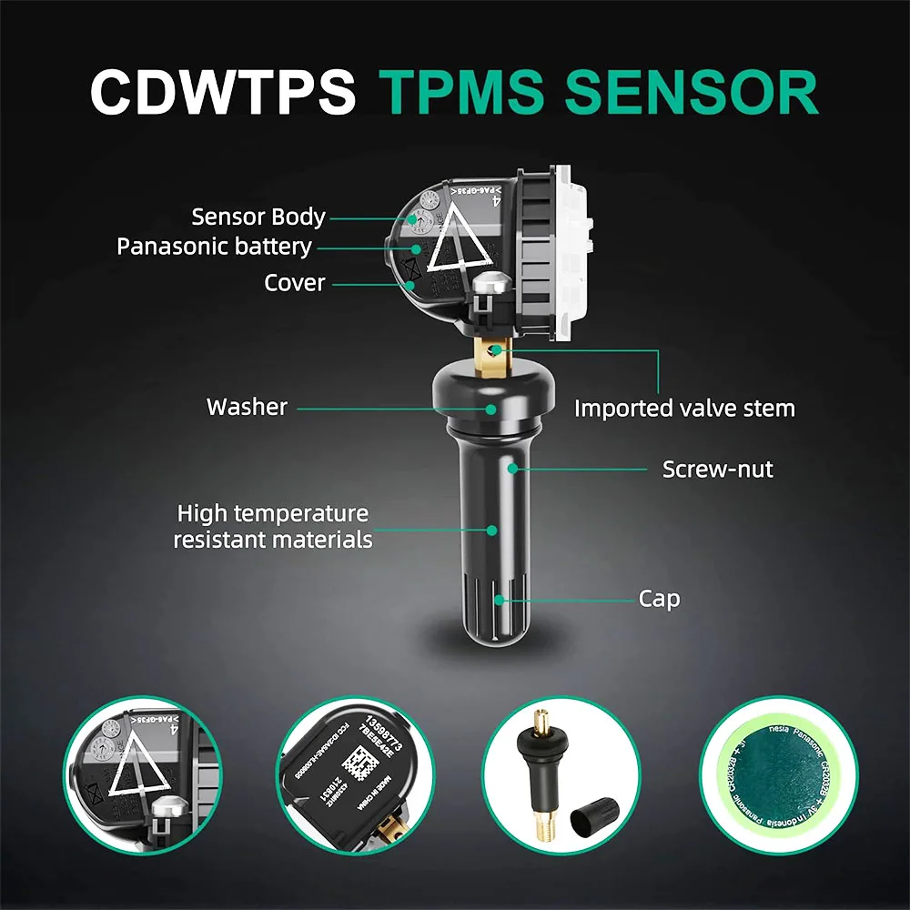 13598773 TPMS Ÿ̾ з ,  GMC, , ĳ, 13589601 13522629 13512347 13506028, 433MHZ, 1 , 4 , ǰ
