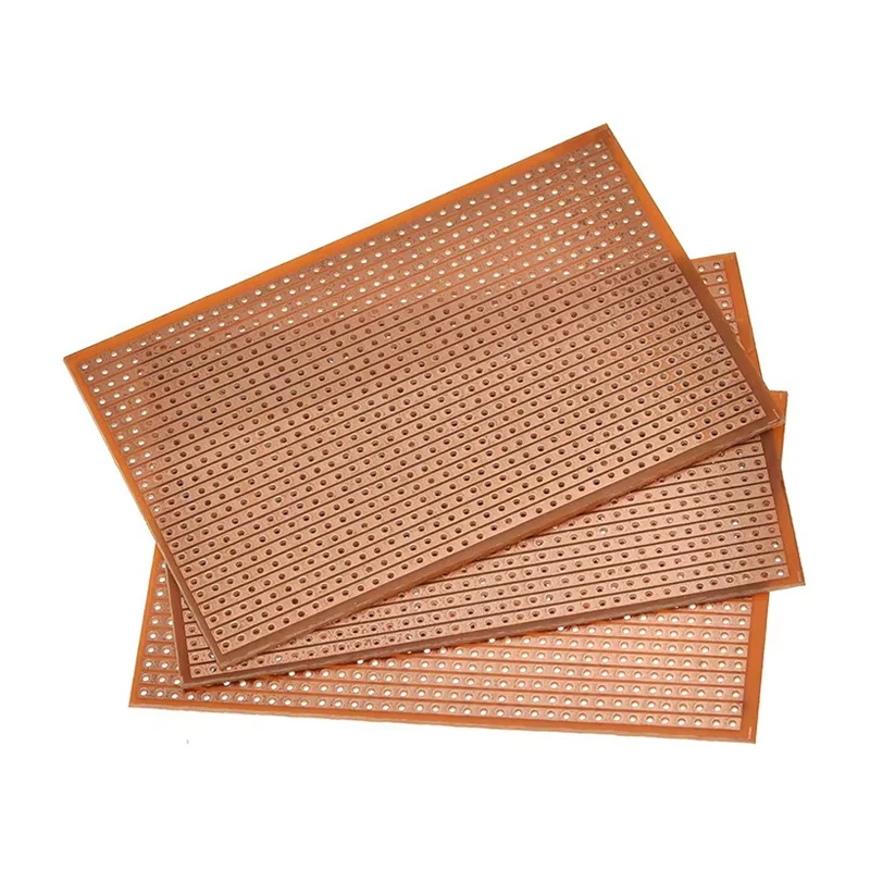 5/10PCS DIY 6.4x9.5 6.4*9.5CM Prototype Paper PCB Universal Experiment Matrix Circuit Board Single Row Continuous Hole 64x95MM