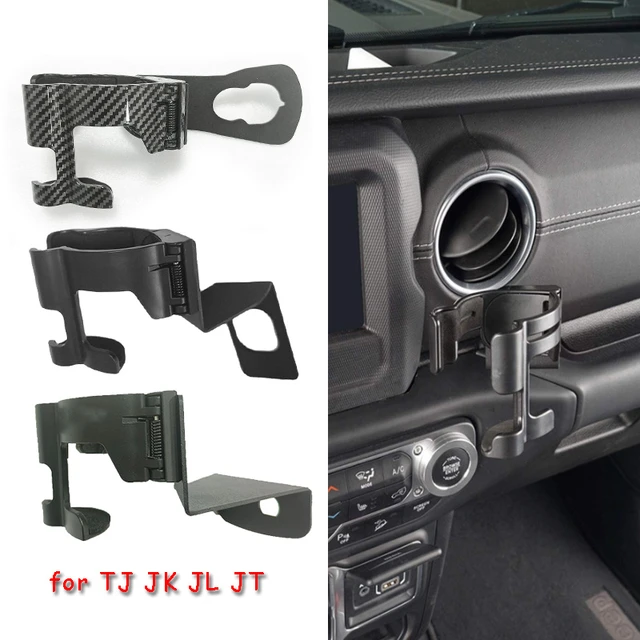 1PC Car Mobile Phone Stand Interior Parts Vehicle Cup Holder For Jeep  Wrangler JK JL TJ JT Multi-Function Car Bottle Holder - AliExpress