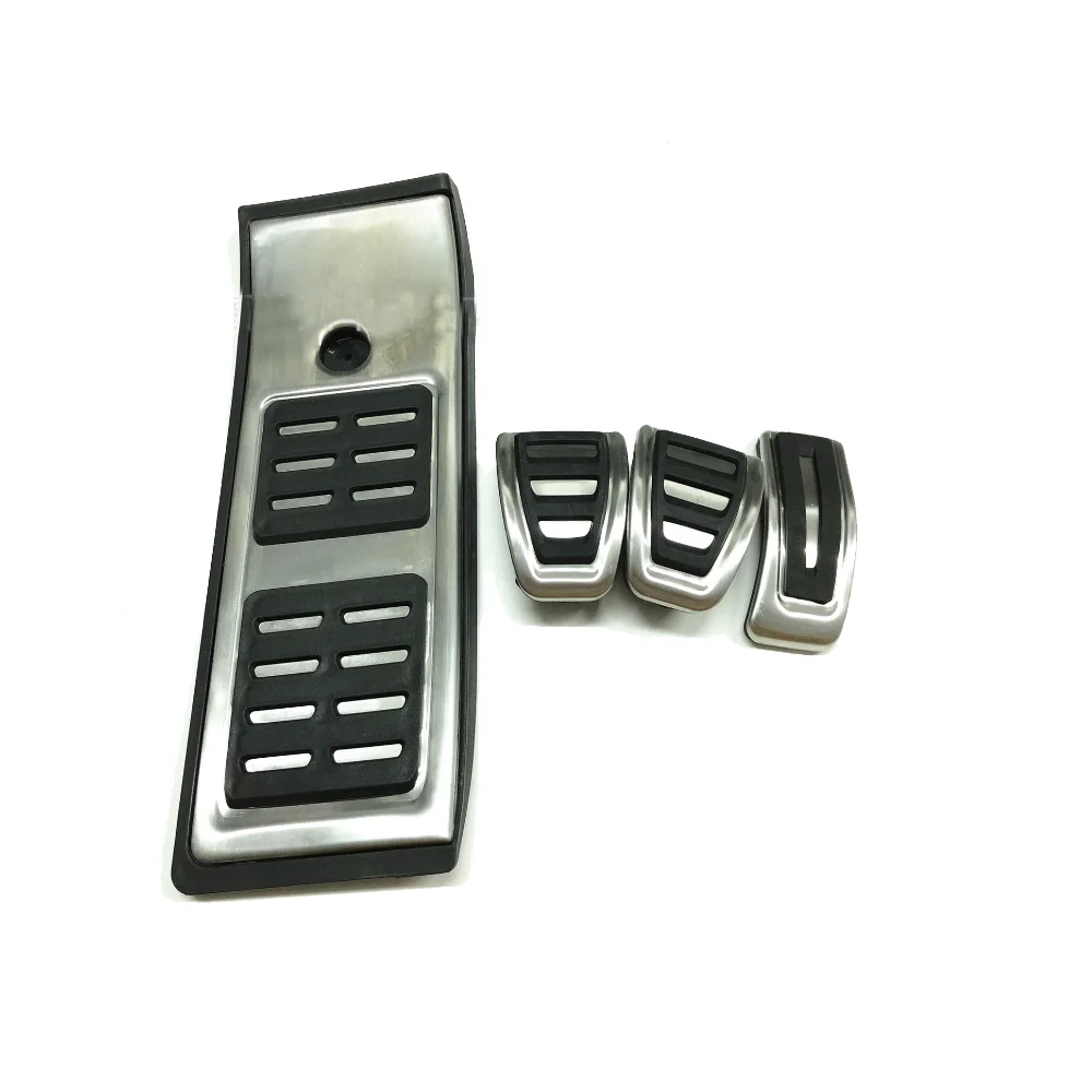 Car Stainless Steel Pedal for Audi Q5 FY S-Line Sportback ~ Alloy Anti-Slip Fuel Brake Part Footres Cover Accessories