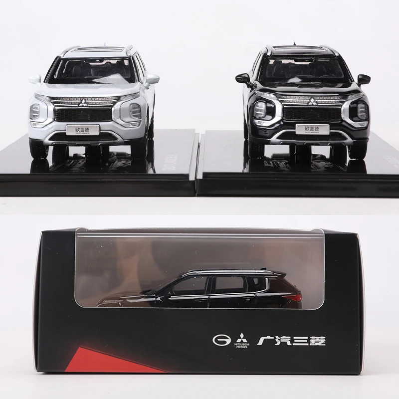 On sale 1:43 Outlander SUV Black/White Alloy Model Car 3