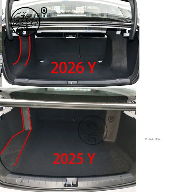 Kofferbakmat BYD Seal U velours