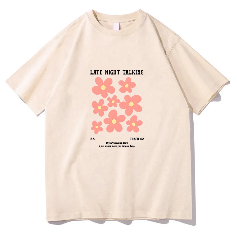 

Hhenri Mmatisse Tshirts WOMEN Late Night Talking Track 02 T Shirts 100% Cotton T-shirts Minimalism Aldult High Street Streetwear