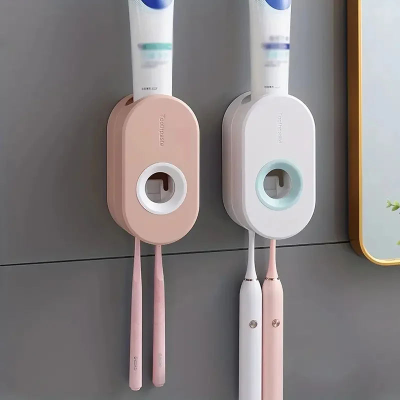 

1pc Automatic Toothpaste Dispenser Household Wall Mounted Toothpaste Squeezer Toothpaste Holder Bathroom Gadgets Accessories