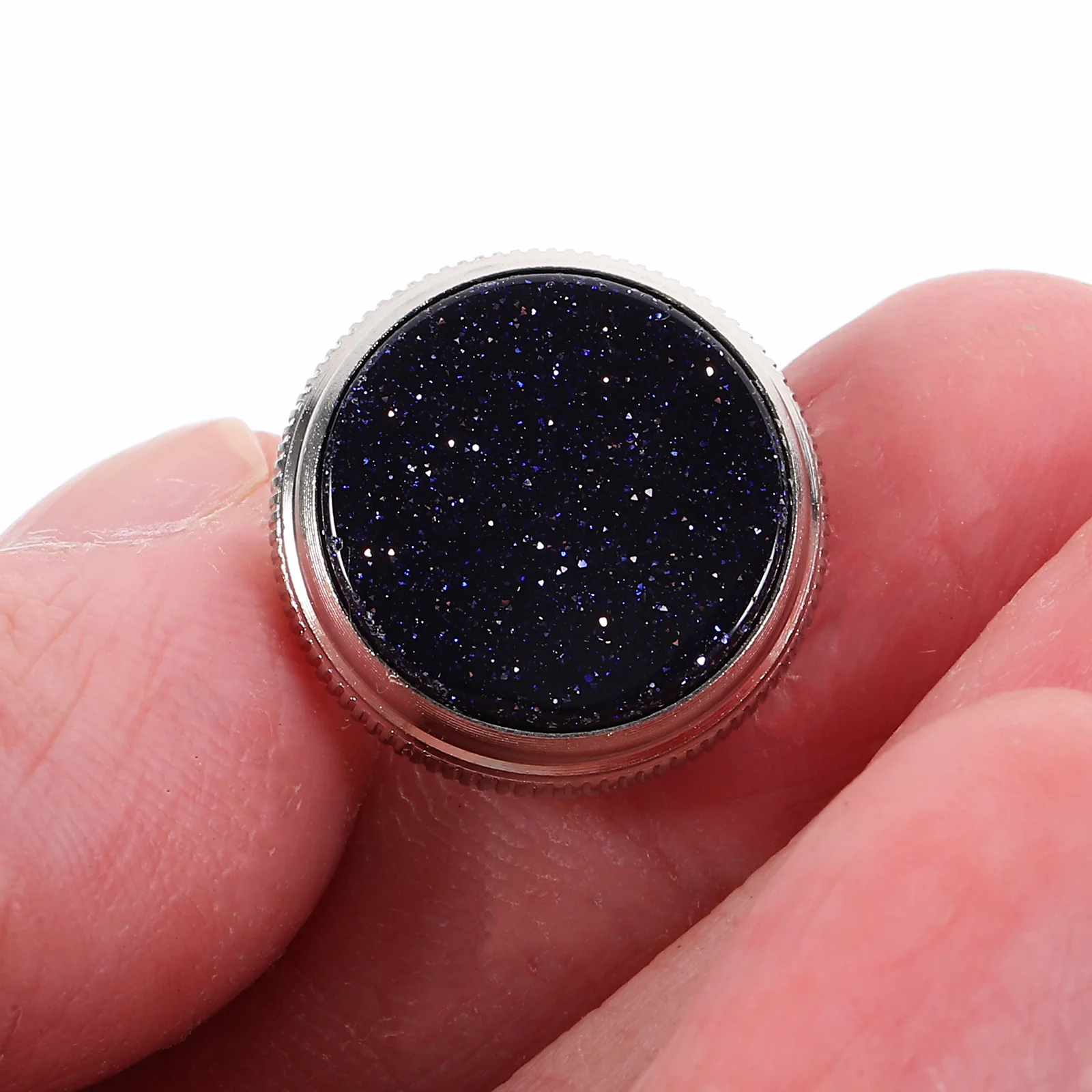 3pcs Blue Small Piston Button Snap Durable Musical Instrument Buckle Trumpet Valve Finger Buttons Accessory Brass Wind Part