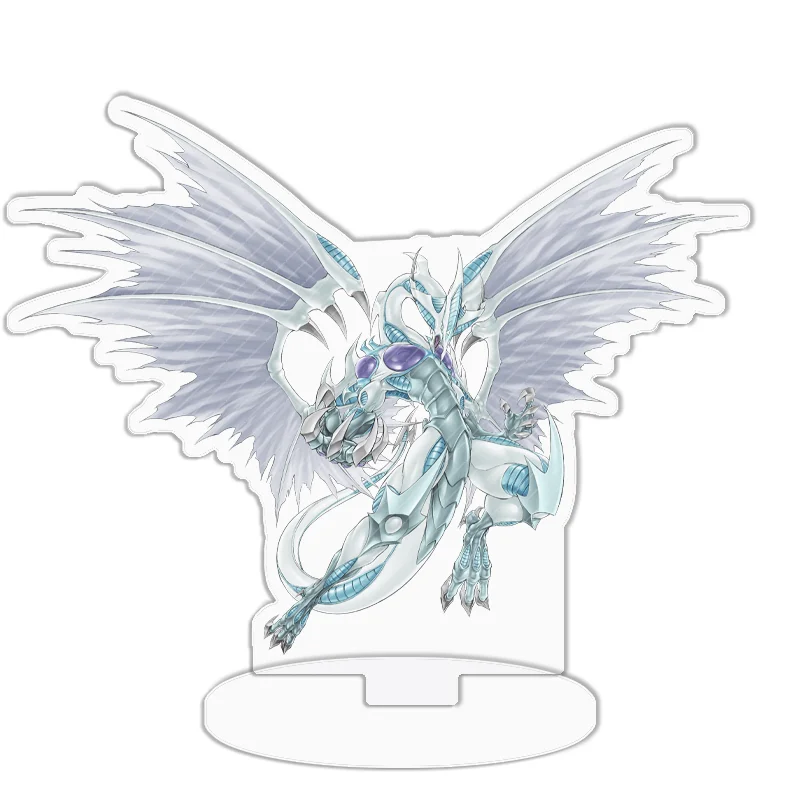 Acrylic Standing Sign: Black Rose Dragon & Dark Magician Anime Decor