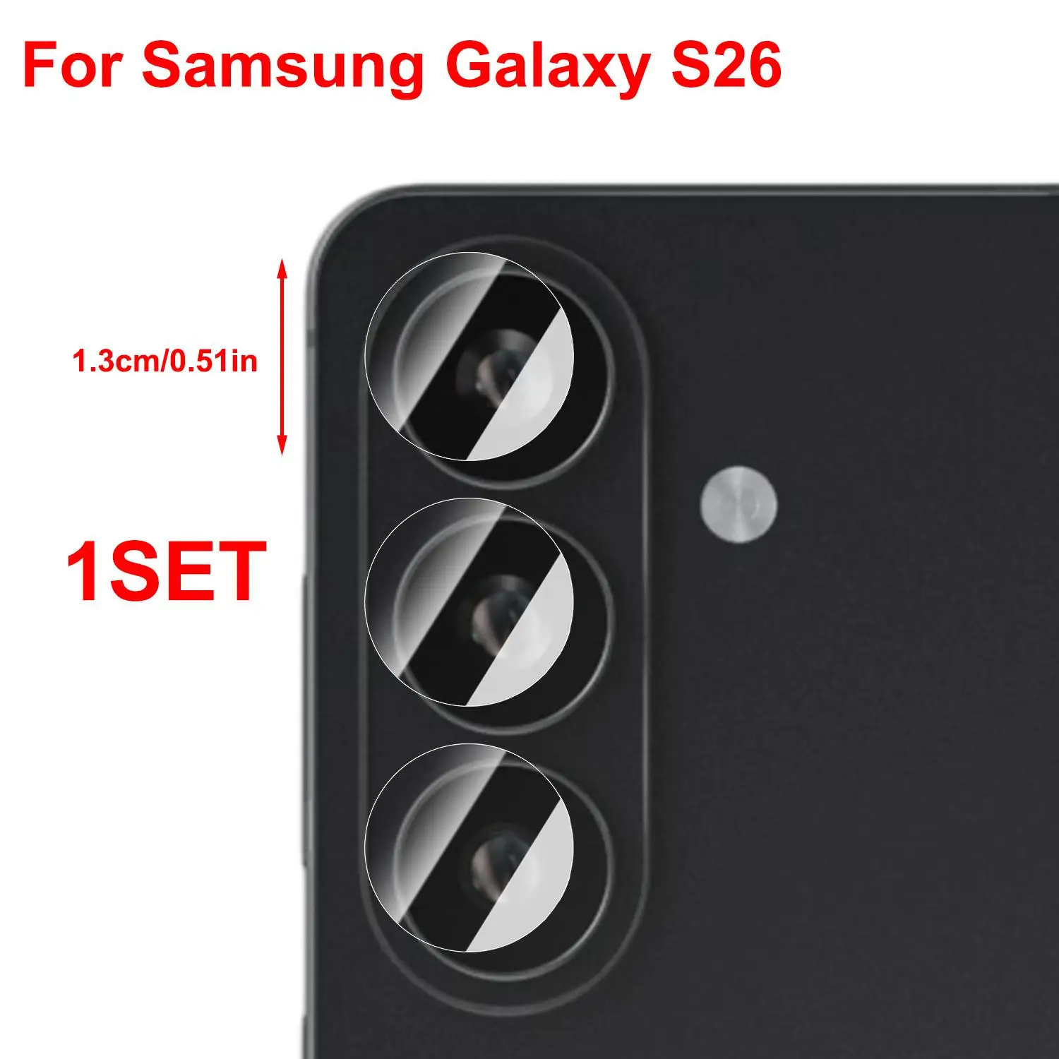 Ultra-HD Tempered Glass Lens Cover Set - Anti-Scratch Camera Protectors