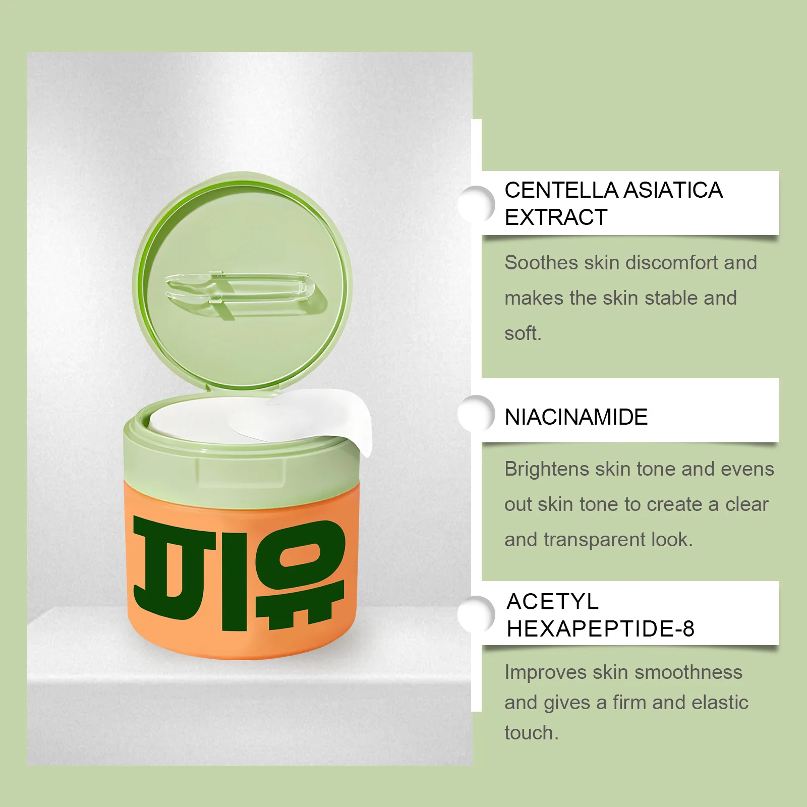 Centella Hydrating Cotton Pads - Gentle Skin-Evening Care, Hydrates & Moisturizes, Firms Facial Skin, Leaves Skin Supple