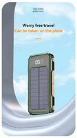 500000mAh Large Capacity Solar Power Bank Portable Charger Fast Charging Powerbank With Four Cables LED Digital Display 2