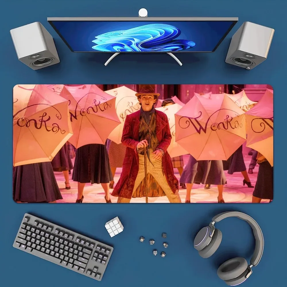BEAST KINGDO W-Wonka Mousepad Office Large Mouse Mat Keyboard Mats Rubber PC Computer Game Big Anti-slip Mice Mat 5